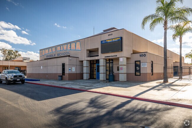 Tomas Rivera Middle School in Perris provides a positive environment for students.