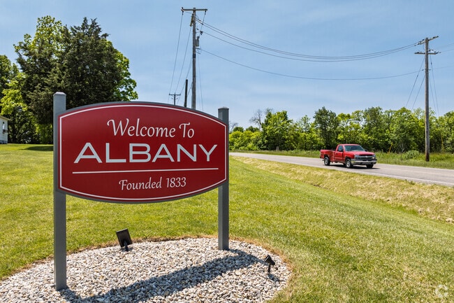 The town of Albany was established in 1833.