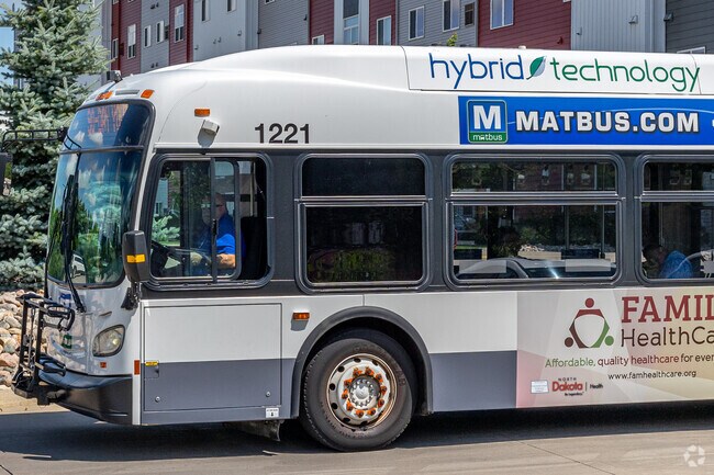 Public transportation is aruond every corner in the neighborhood of Washington.