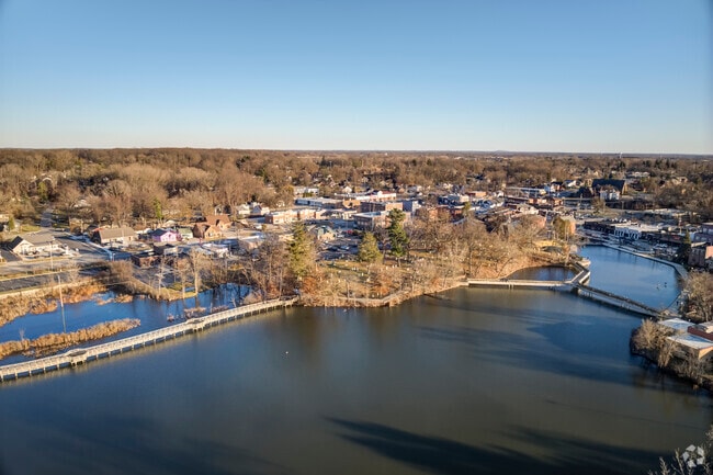 Brighton is a small city covering roughly four square miles.