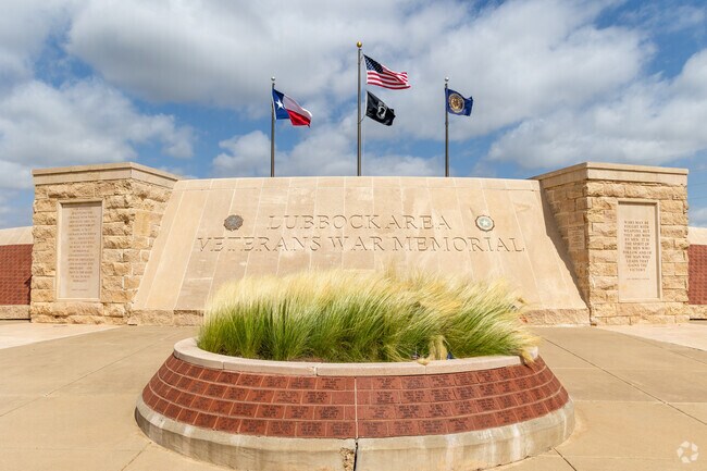The Lubbock Area Veterans War Memorial was dedicated on December 7, 2003.