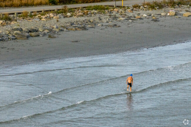 Take a dip in Mackeral Cove, a small public beach in Jamestown Village.