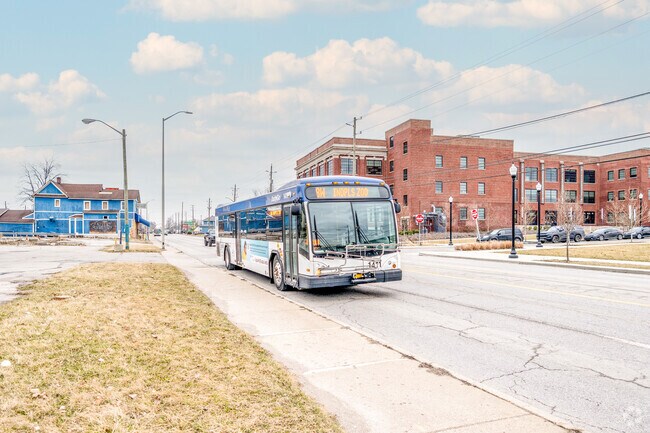 Residents of Arlington can get downtown quickly on the IndyGo bus Line.