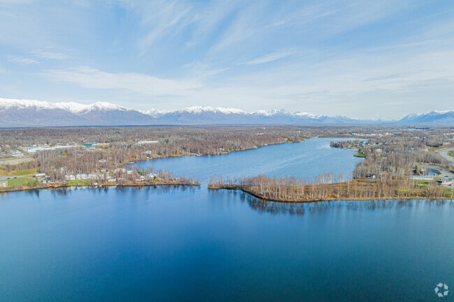 Wasilla Lake provides scenic views for South Lakes residents.