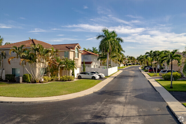 Multiple housing types are available in the Savannah neighborhood of Sunrise, FL.