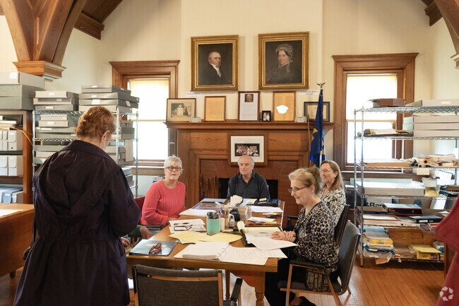 The Stratham Historical society meets every Tuesday morning and is open to the public.