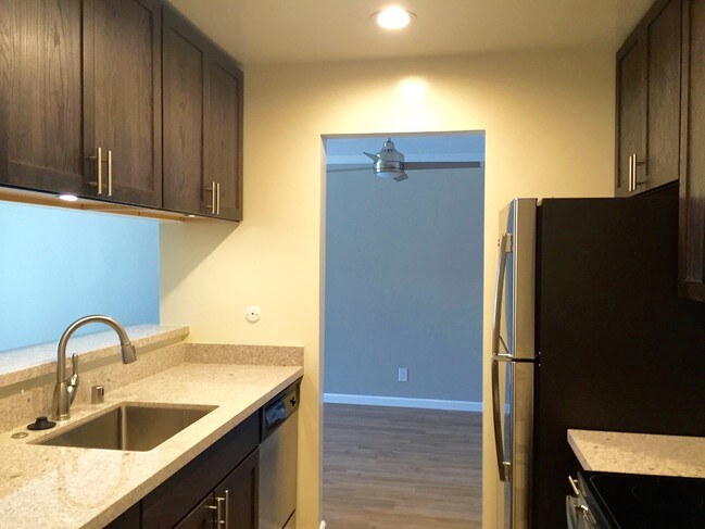 Brand new kitchen in all remodeled units