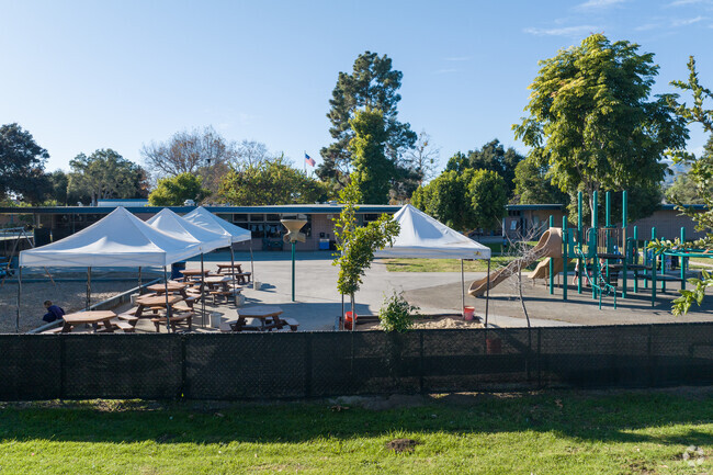 Kellogg Elementary School has a large playground