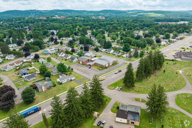Cortland Christian Academy is in a suburban setting.