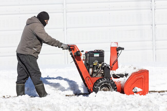 Winter in Verplanck means you will spend time clearing snow.