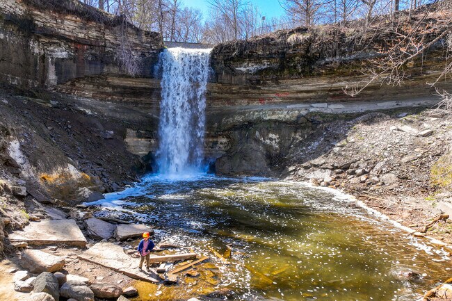 Minneapolis residents often visit Minnehaha falls for its walking trails and sight seeing.