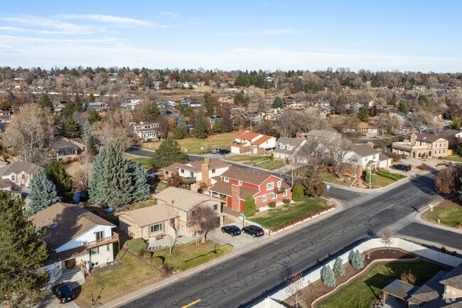 Ranchers, Tudors and Craftsmans reside side by side in Oak Crest South, Arvada, Colorado.