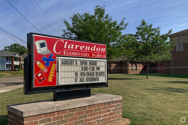 Clarendon Intermediate School in the Fairgrounds serves almost 300 kids grade four through six.