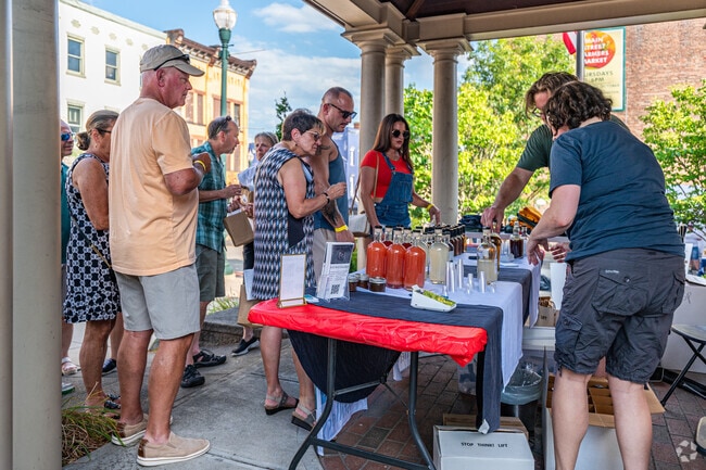 A big attraction at the Whiskey Rebellion is the sampling of all the different libations.