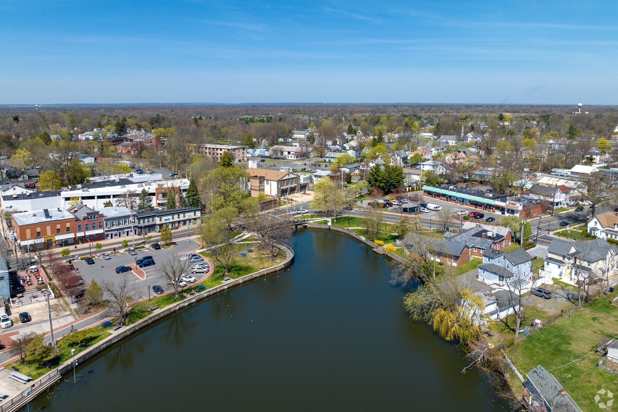 Lake Peddie in downtown Hightstown