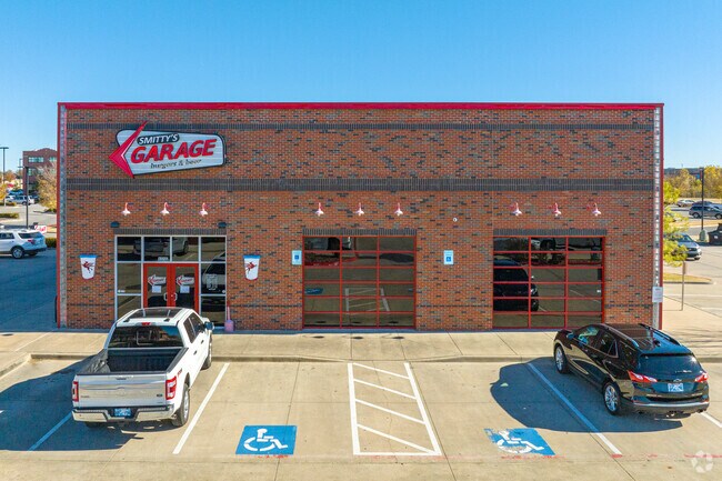 Grab a Fried Onion Burger with a side of Thunder Fries at Smitty's Garage.