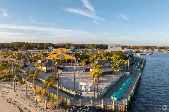 Paradise Grill in Long Neck is the place to be during the summer, with outdoor bars and music.