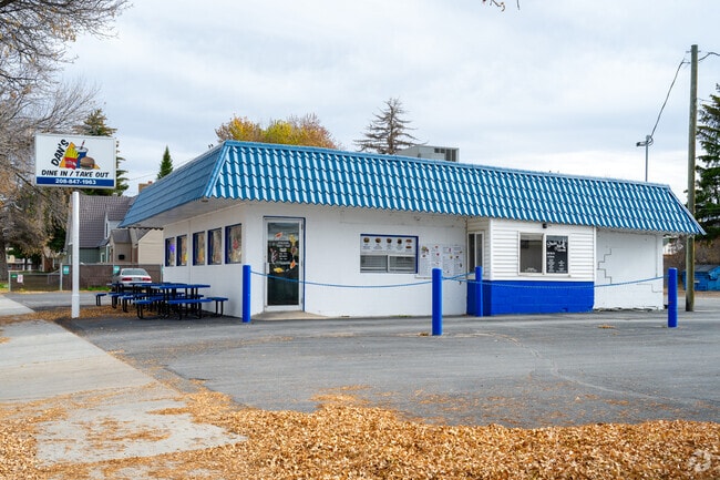 Dan's serves burgers, shakes, and other American favorites in a casual atmosphere along Washington Street in Montpelier.