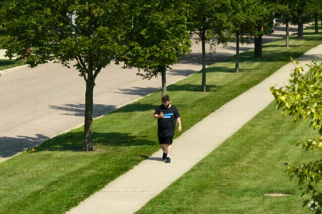 Edgelawn Randall residents stay active with plenty of walking paths and trails.