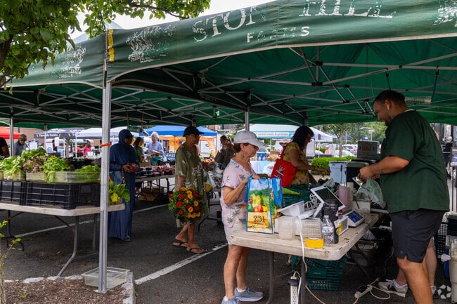 Residents can get fresh fruits and vegetables at the South Orange Farmer's Market.