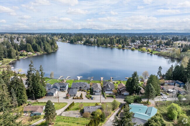 Discover the joys of waterfront living in the city of Martha Lake.