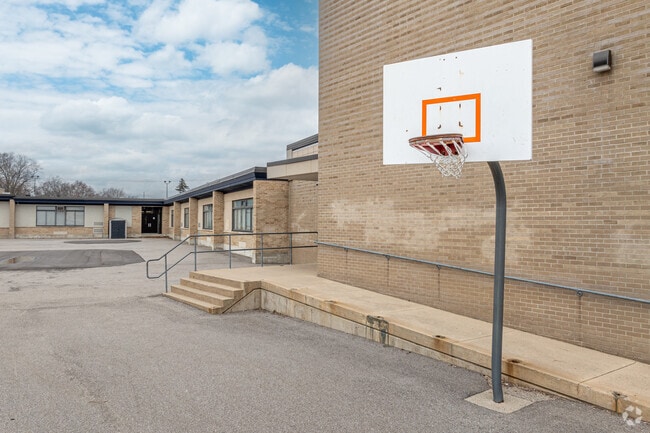 North Godwin Elementary School, basketball court.