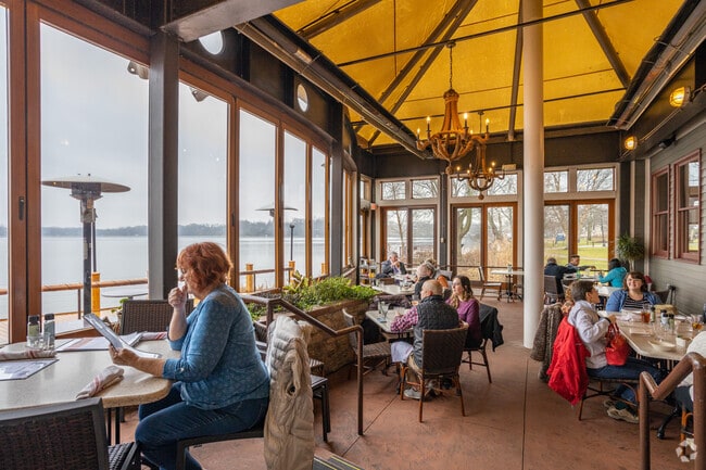 Residents in East Grand Rapids, MI enjoy their food at Rose's Restaurant.