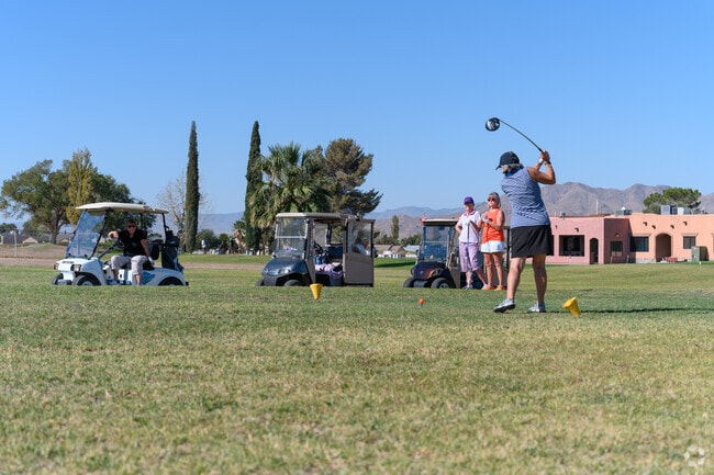 The Valle Vista Country Club is home to an 18-hole golf course with a full pro shop.