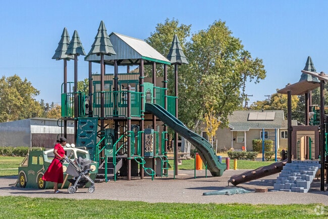 Kids love the playground at Applegate Park in Merced.