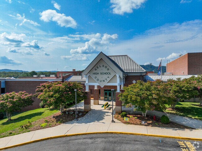 Nelson County High receives a B-minus, and is known for its artistic contributions.