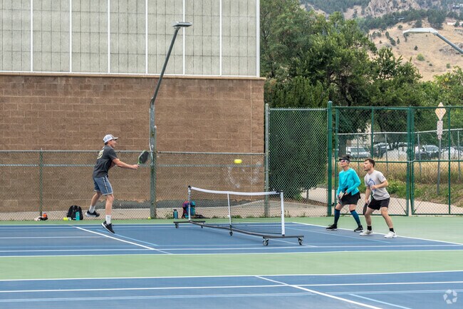 Challenge your friends to a game of pickleball at North Boulder Recreation Center.