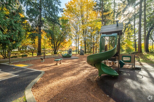 Maplewild’s Dottie Harper Park is a great spot for kids to play and explore outdoors.
