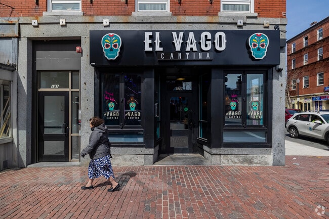 Located close to North Common, El Vago Cantina offers creative cocktails and bold dishes in a fun, festive atmosphere.