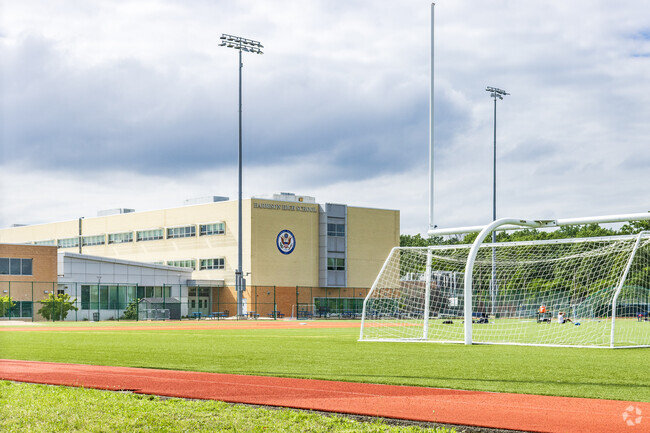 Soccer field at Harrison High School