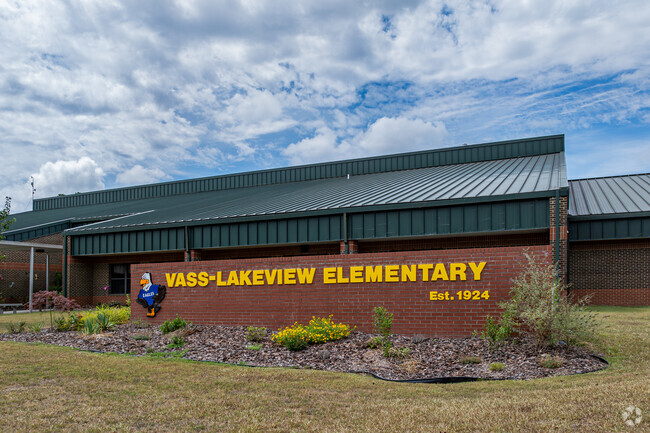 Vass-Lakeview Elementary School serves just under 500 students.