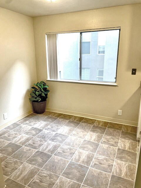 dining area with window