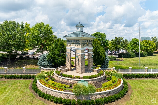 Centerville-Nihizertown shoppers browse major retailers like Old Navy, Dicks Sporting Goods, and Target at the Hamburg Pavilion.