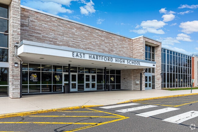East Hartford High School educates students in grades 9 through 12 across the district.