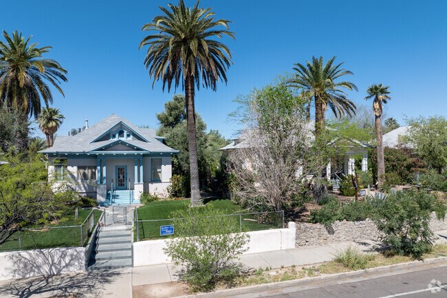 Each West University home is unique in archecture, color and landscape.