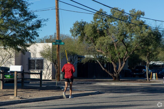 Residents can easily jog along the Blacklidge Bike Boulevard in Cabrini.