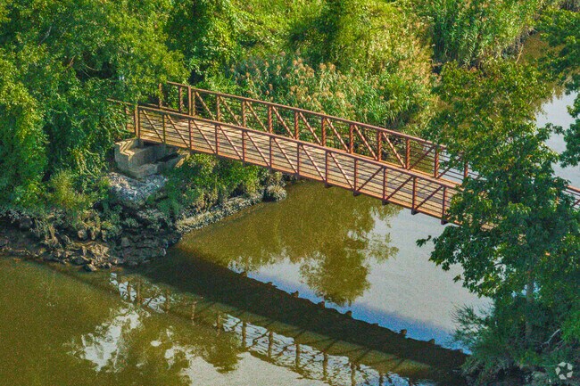 Walk the boardwalk through beautiful Derby Creek in Folcroft, PA.