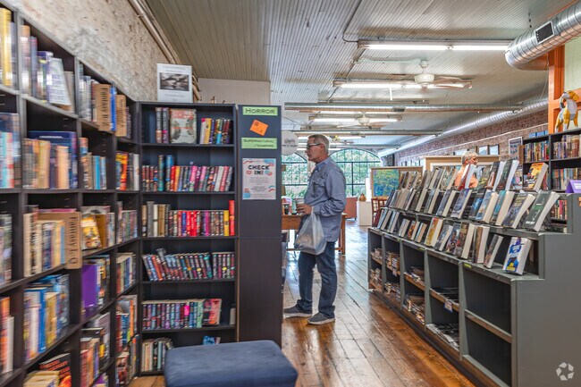 Burlington readers head to Persnickety Books downtown.