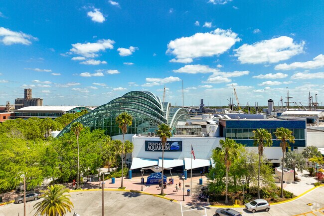 The Florida Aquarium is a popular place in City Center Tampa.