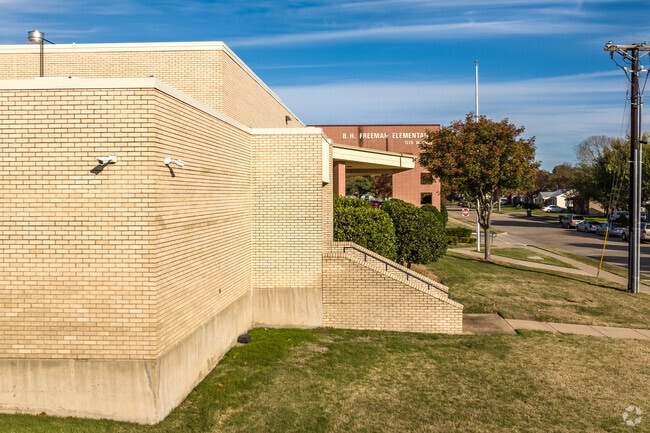 Freeman Elementary School was one of the first primary schools in Garland.