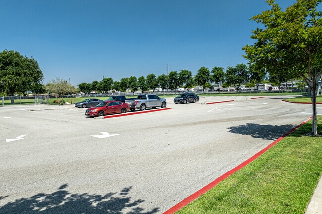 The parking lot at Walnut Elementary School in La Habra.