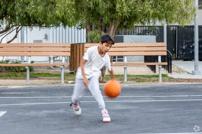 The Robertson Recreation Center has several sports courts