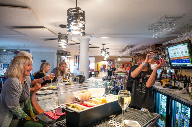 Residents of Northwest Harwich enjoy the vibrant atmosphere and outstanding service at The Oyster Company.