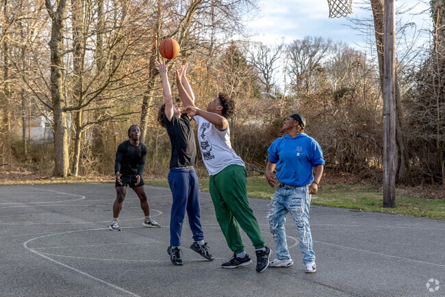 Higgs Park in Parkway Village is perfect for pickup basketball with friends.