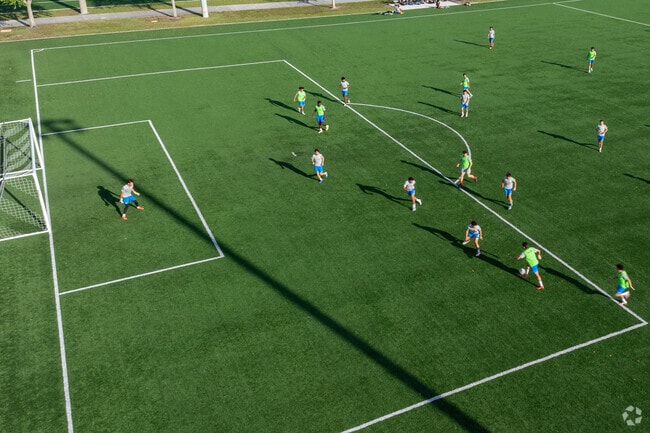 Kendall Soccer Park, near Kenland, hosts youth leagues, community events, and provides wide-open fields for recreation.