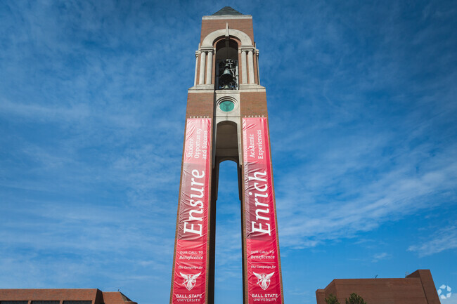 In neighboring Kenmore, Shafer Bell Tower can be heard as its 48 custom-made bells ring throughout campus.